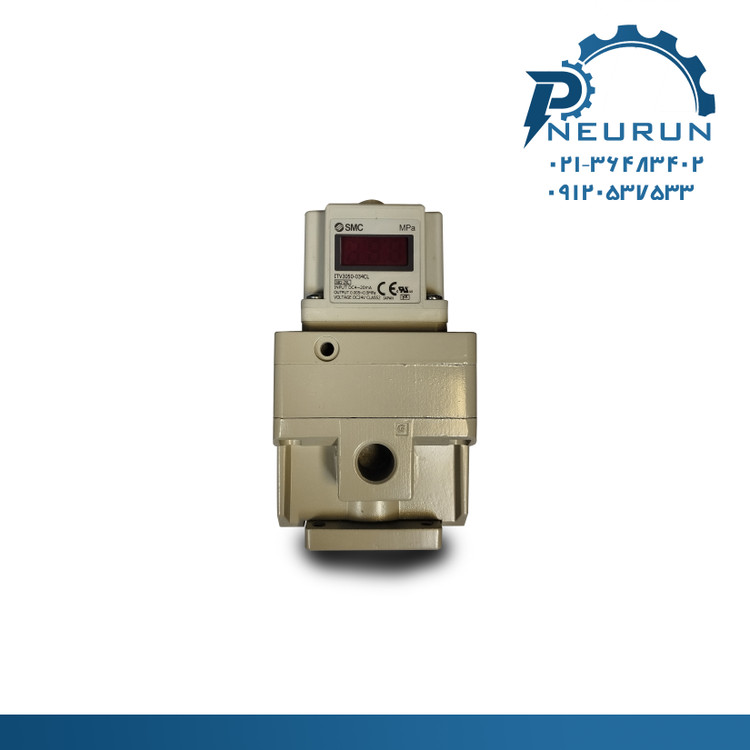 رگولاتور الکتروپنوماتیک SMC مدل ITV3050-034CL | کنترل فشار دیجیتال صنعتی